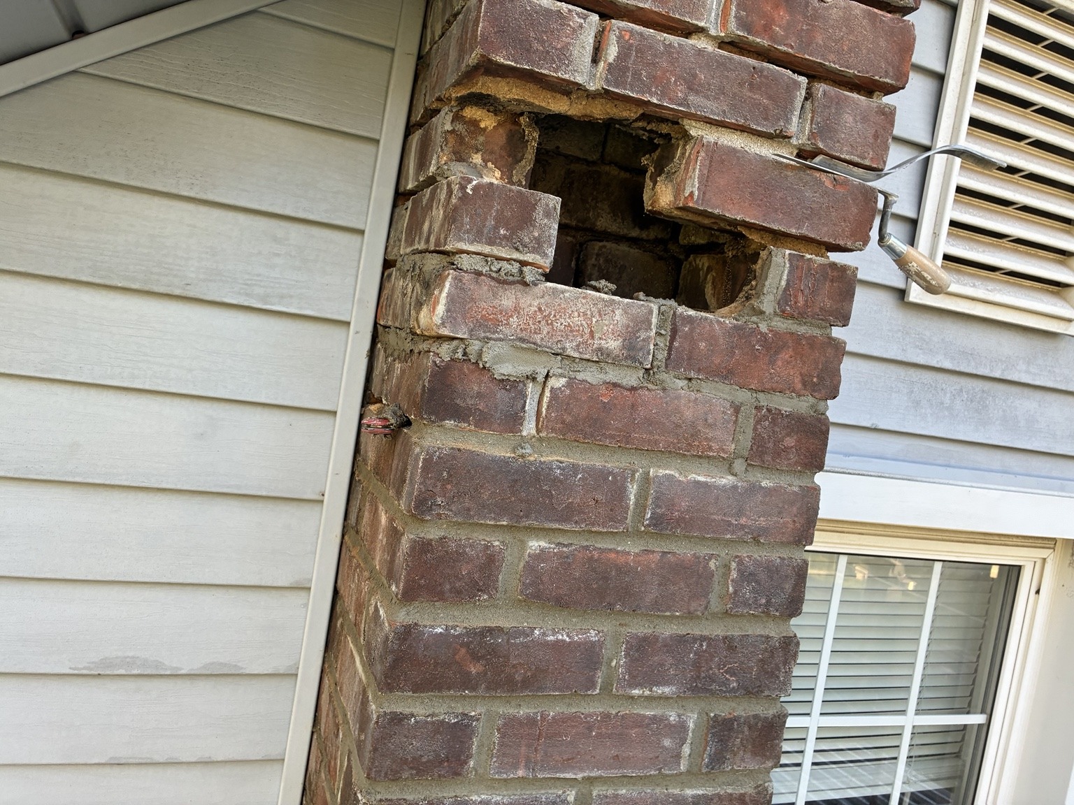 Chimney Restoration — In Progress