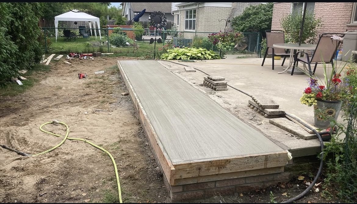 Patio Extension — Concrete Pour