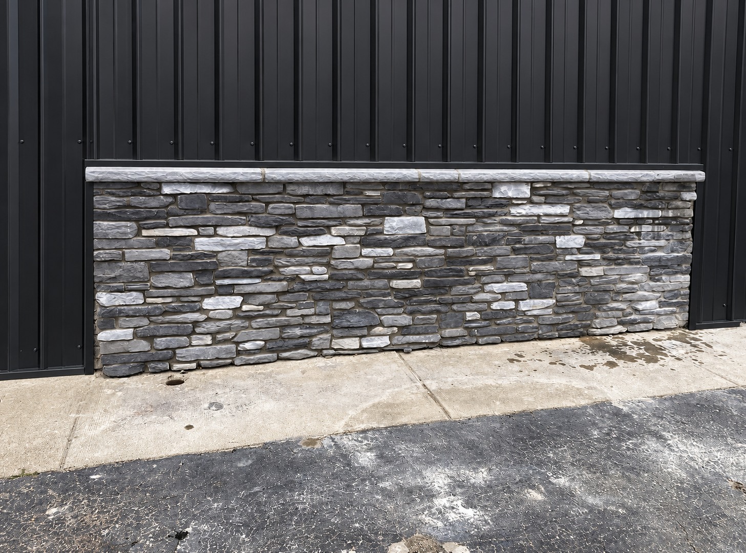 Stacked stone veneer