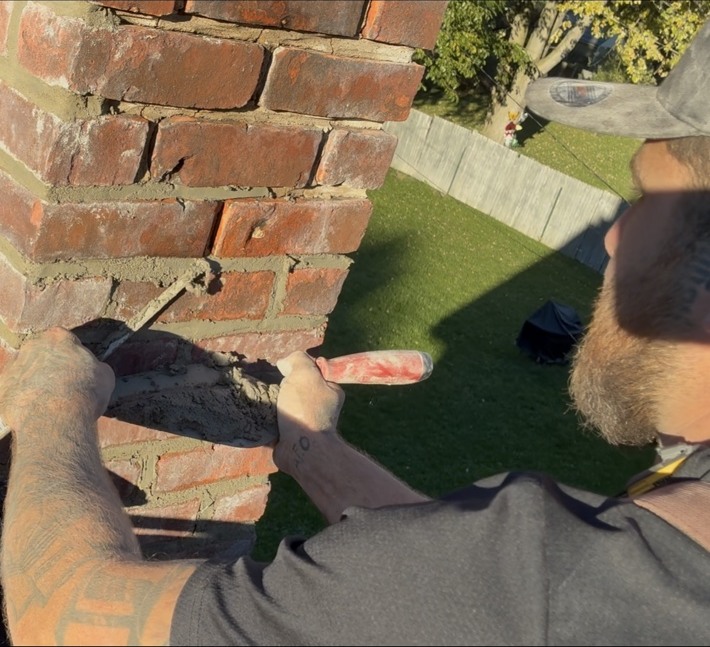 Tuckpointing — In Progress