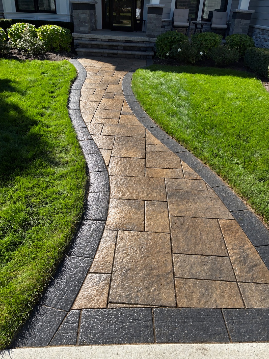 Paver walkway sealing — After